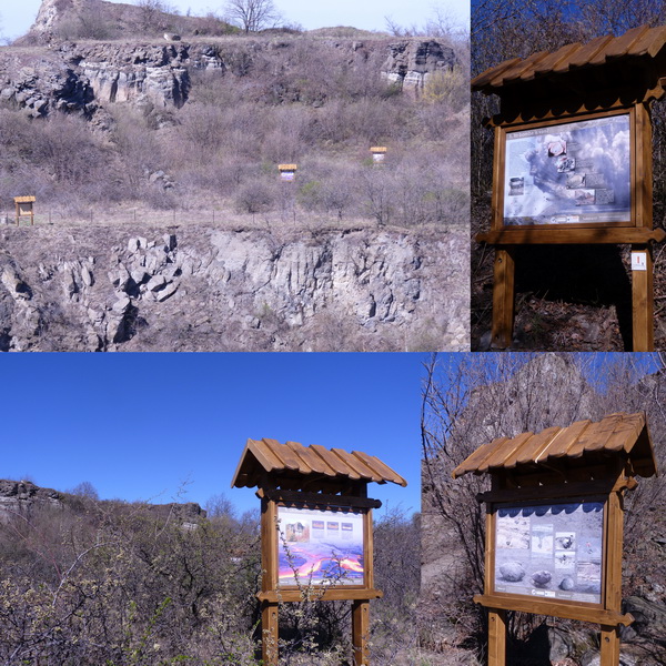 I pannelli del sentiero